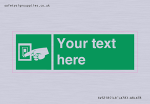 Custom Light Switch Sign